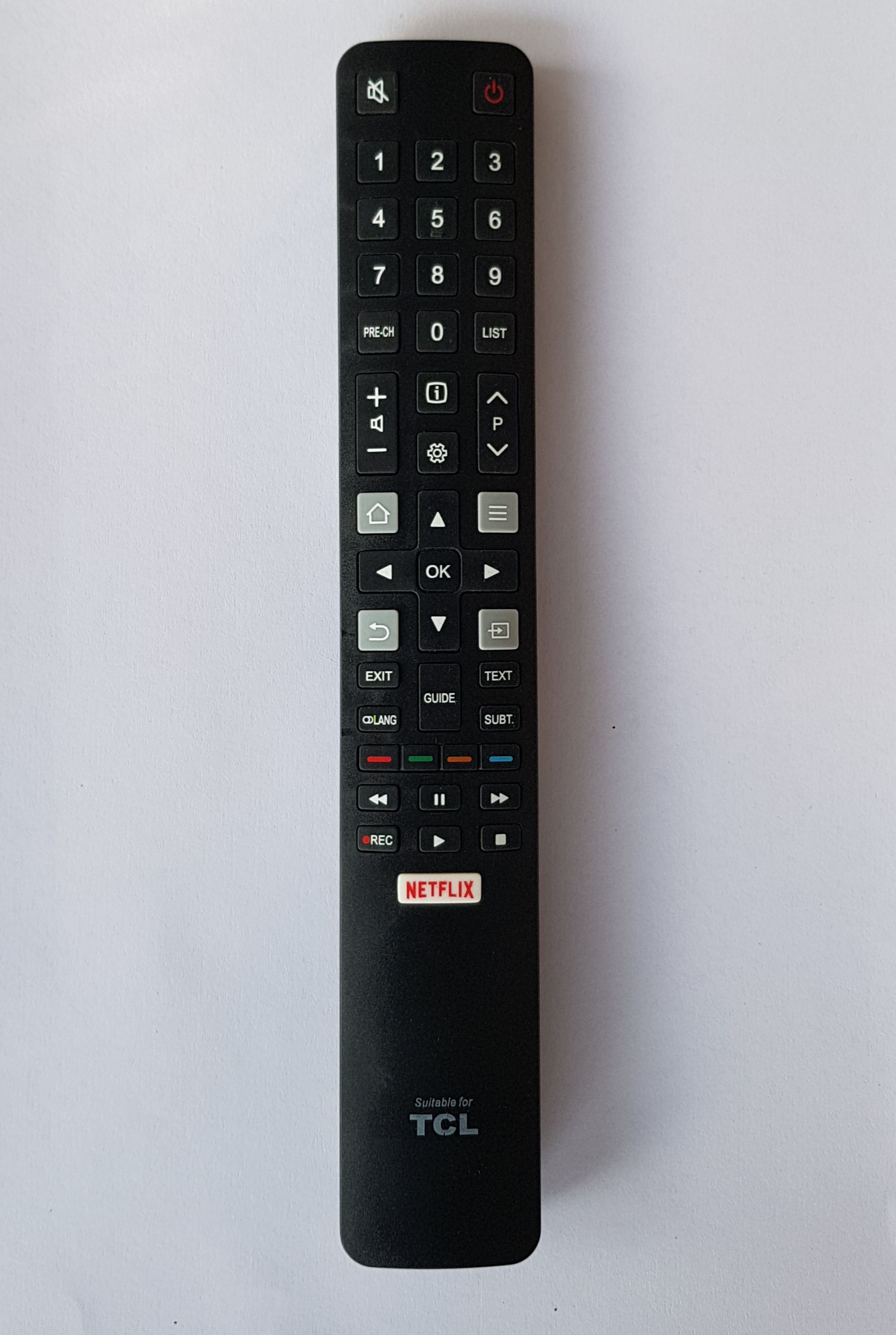 Remote Controller For TCLs Smart TVs