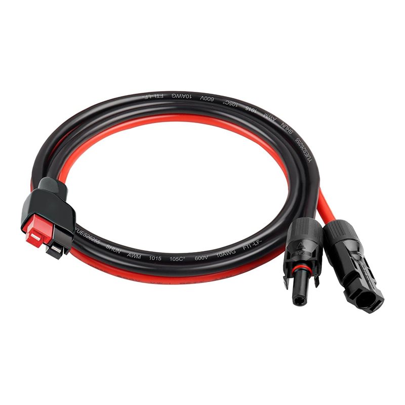 For Portable Power Station Solar Extension Cable 10AWG for Solar Panel Cable Solar Generator