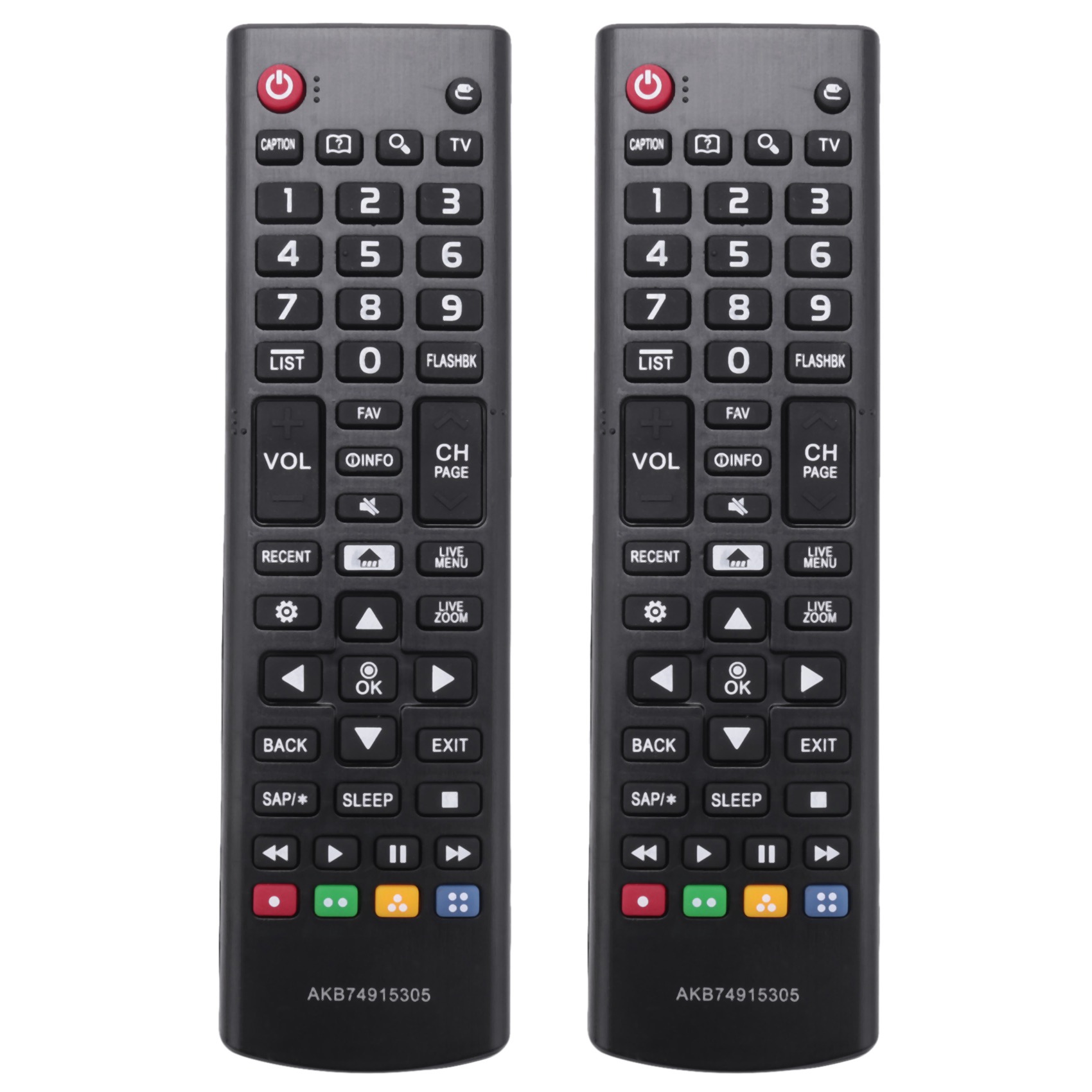 fasdaga 2X Akb74915305 Television Remote Control for Smart Tv 43Uh6030 43Uh610 43Uh6100 43Uh6100Uh 50Uh6300Ua 65Uh8500