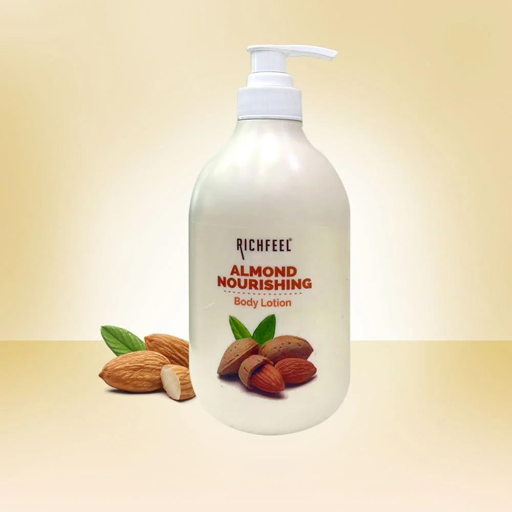 RICHFEEL Almond Nourishing Body Lotion | Intense Moisturization | 200 ml