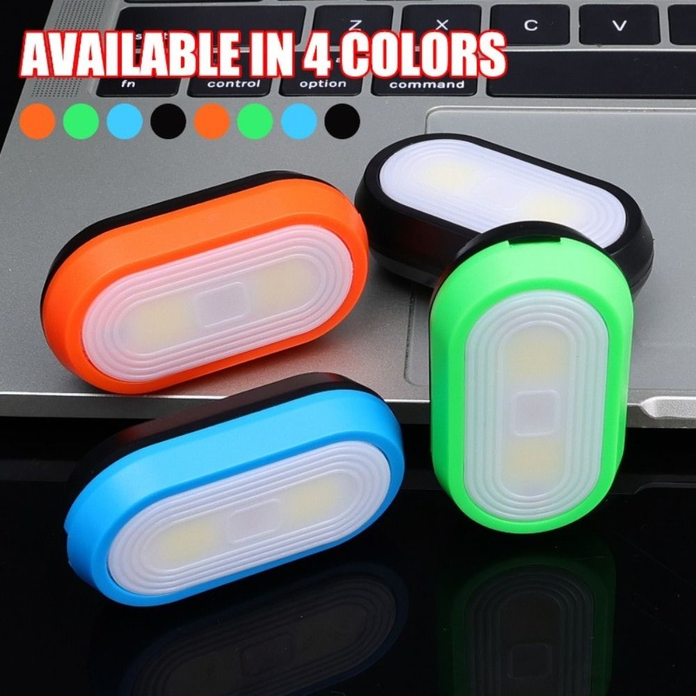 New Mini LED Clip-on Light Battery Powered Adjustable Warning Lights 3 Modes Work Lamp for Car Repairing Outdoor Camping Hiking Supplies
