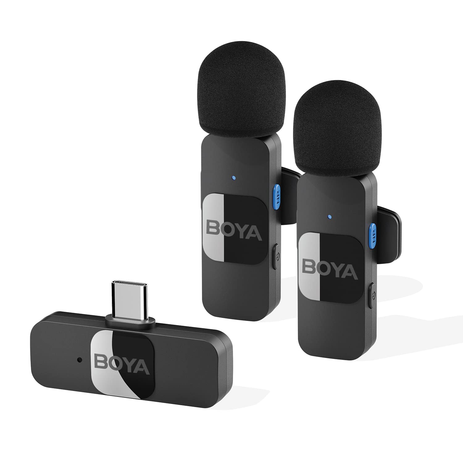 Wireless Lavalier Microphone for Android /USB C Smartphone /Tablet | External Mini Lapel Type C/lightining Microphone