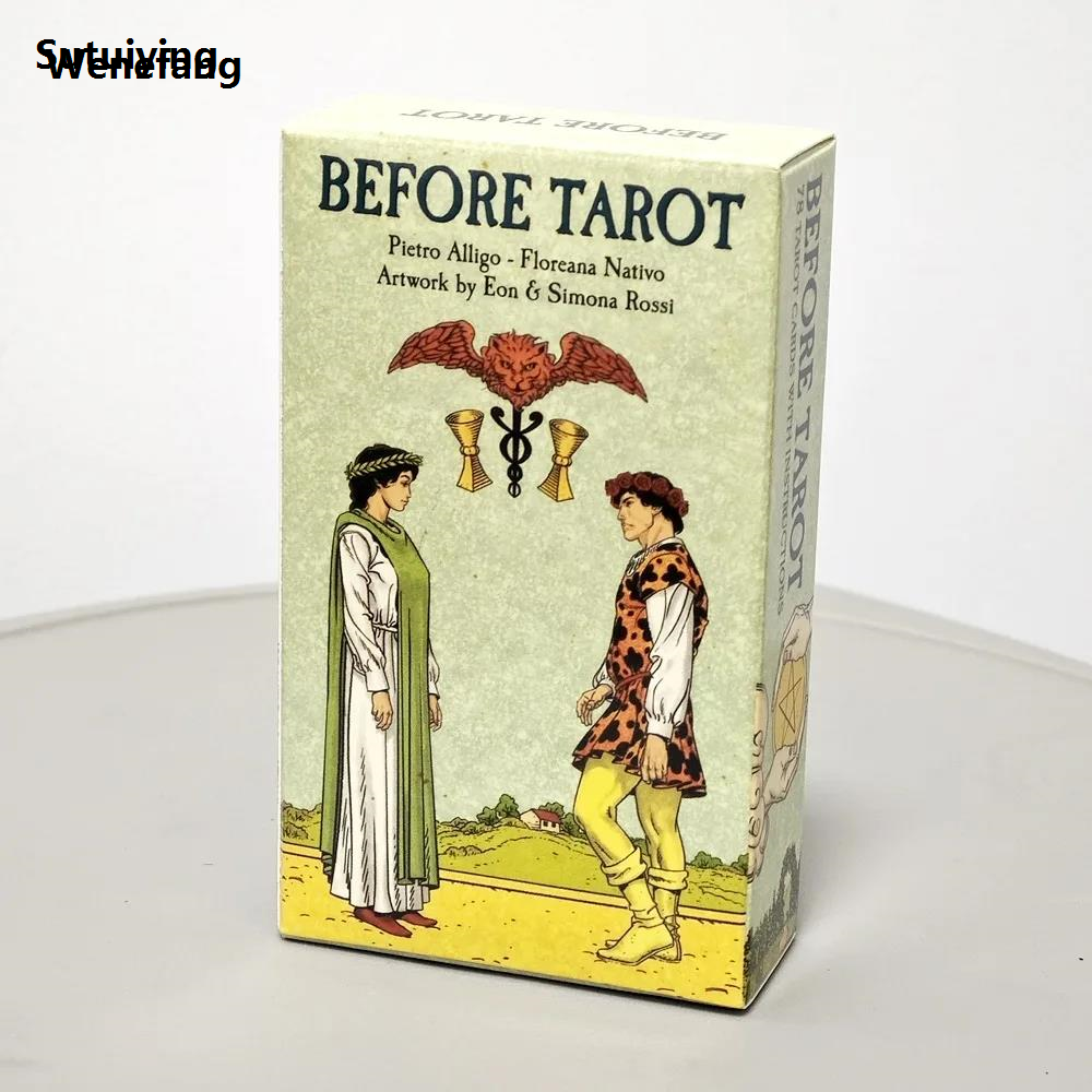 Wenefang Sutuiying 10.3*6cm Before Tarot A Few Moments |before| The Luxury Luxury Traditional Images for Beginners 78 Pcs Cards