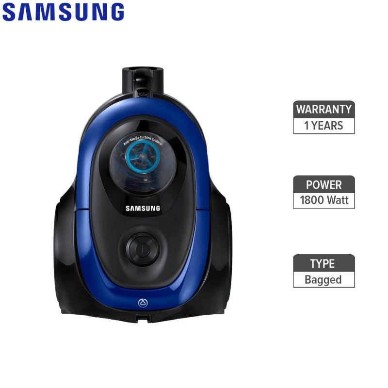 Samsung VC18M2120SB - Canister Bagless Vacuum Cleaner 1800w (Blue)