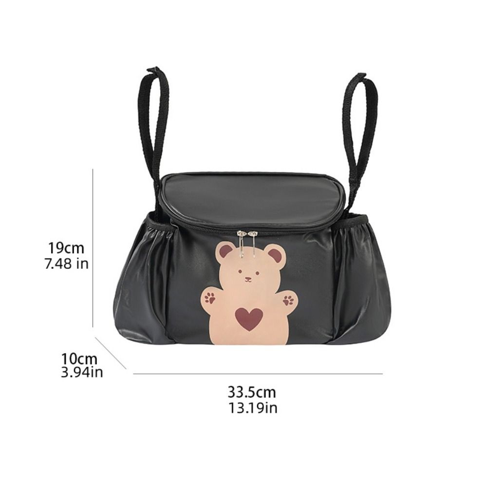 Bicycle Handlebar Bag Portable Hard Shell Bike Front Bag Large Capacity Hanging Storage Box for Electric Scooter Easy to Install