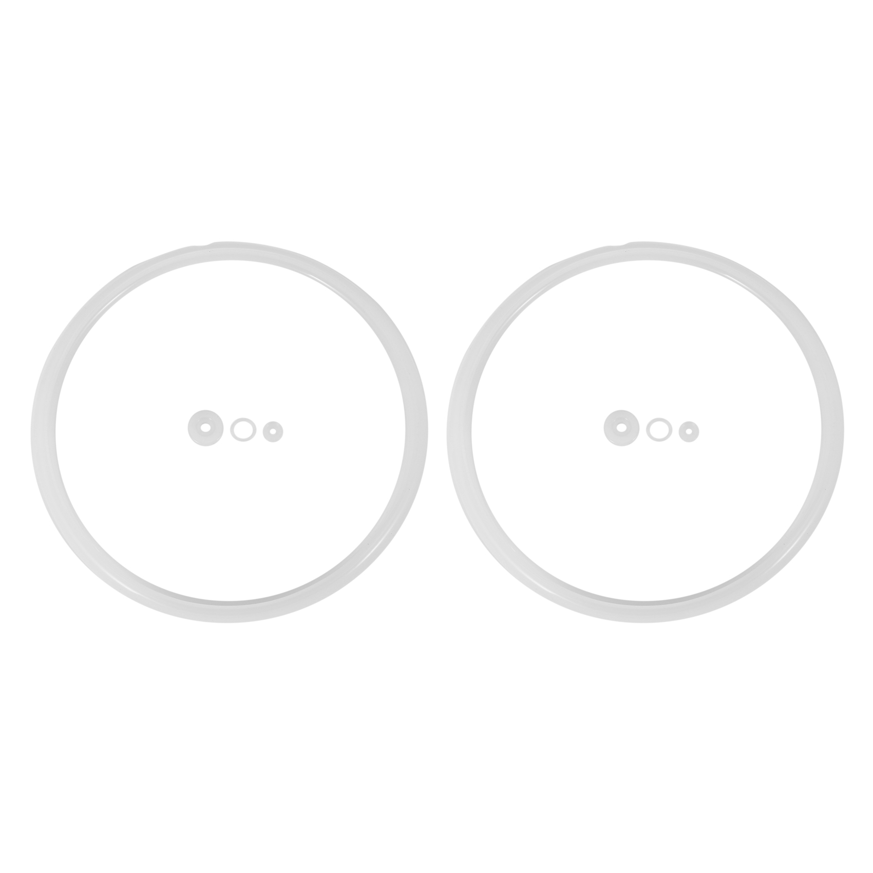 FORIDE 2X Replacement Silicone Rubber Electric Pressure Cooker Parts Sealing Ring Gasket Home 5-6L
