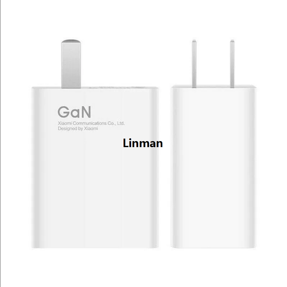 Linman Xiaomi Mi 55W wall charger for XiaoFifty percent discount mi mobile phones, GaN Travel Charger
