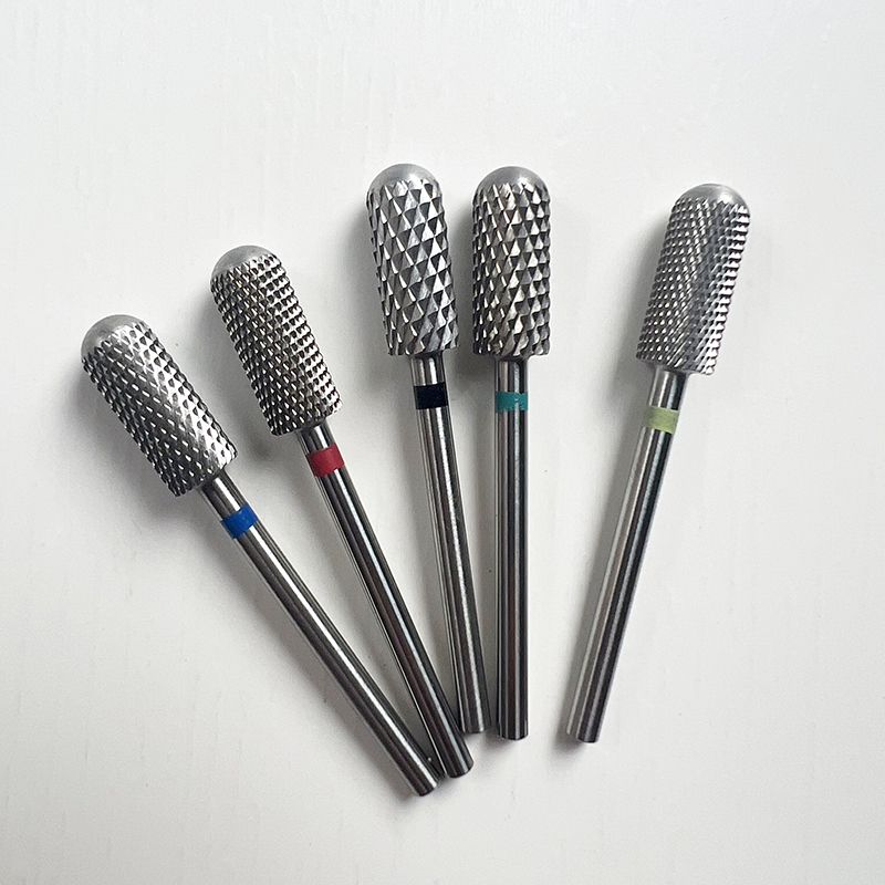 Hot Selling Mini 5.35 Small Round Top Barrel Original Tungsten Steel Carbide Manicure Nail Drill Bit File Accessories