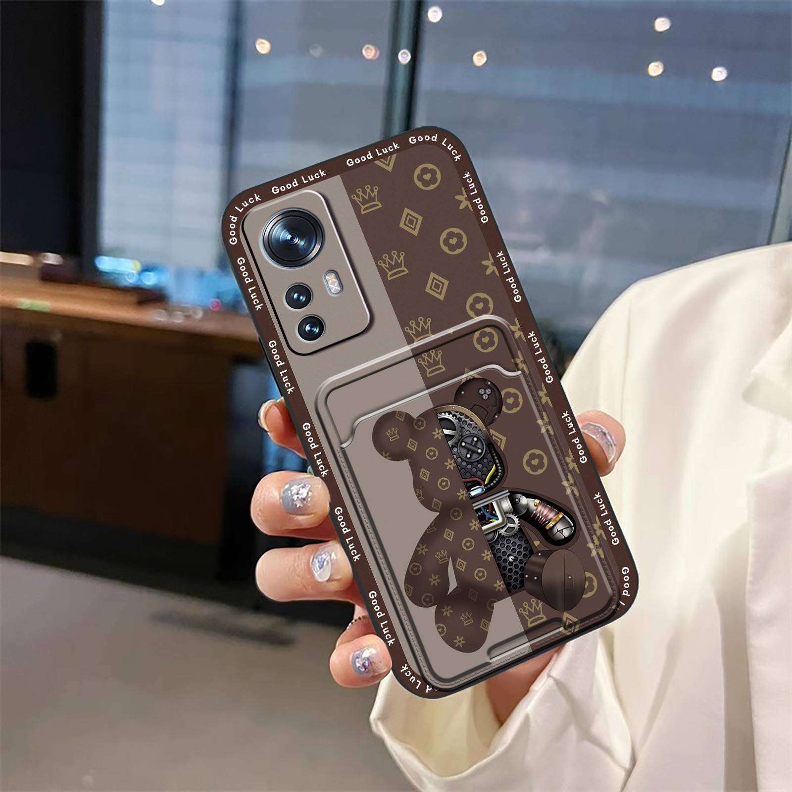 Soft case Full wrap Phone Case For ZTE Libero 5G ii/A103ZT TPU Card sleeve Cover Back Cover Cute Waterproof Graffiti