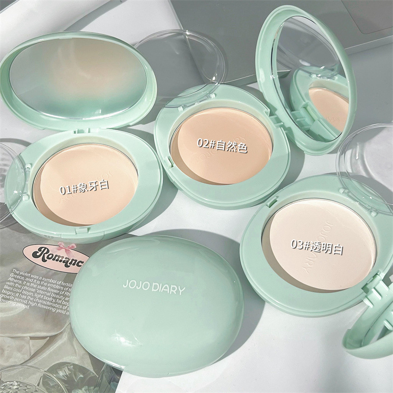 Long Diary, Mint Manton Mist Powder Setting Powder, Oil Control and Brightening Complexion, Portable Authentic Setting Powder