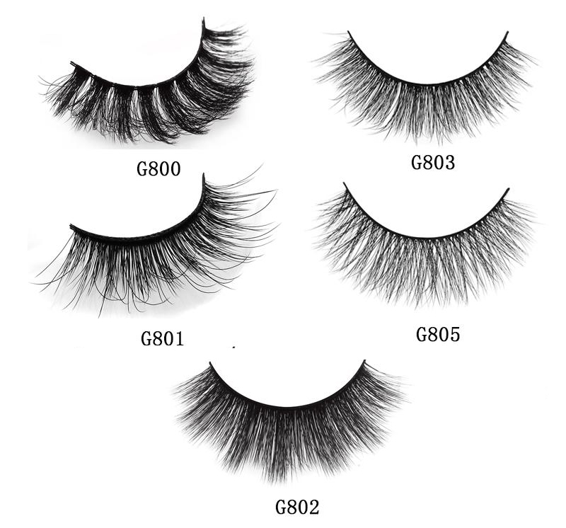 Zedoary Handmade Eyelashes ( 5 Pairs) Natural Hair Lashes