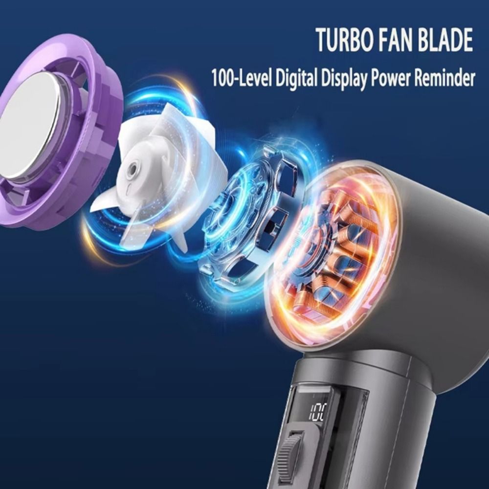 Handheld Semiconductor Refrigeration Fan, Rechargeable Portable Cooling Fan, Air Cooler for Outdoor Use B