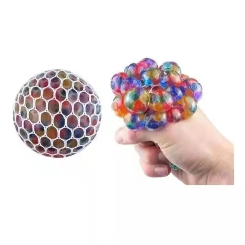 Masala Cottage-Squishy Stress Ball for ADHD Kids-Squeeze Sensory Bead Ball for Adult-Stress Relief Balls - Anti Stress Balls |