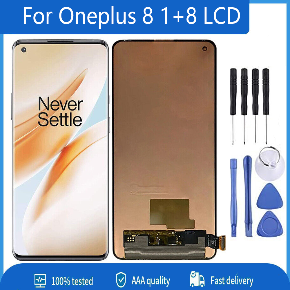 HOT 100% Tesdet For Oneplus 8 1+8 LCD Touch Screen Digitizer Assemble For OnePlus8 1+8 IN2023 LCD Display Replacement