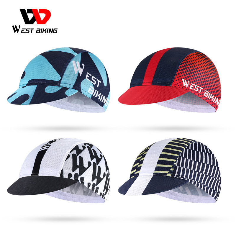 HOT WEST BIKING Summer Sports Cap Quick Drying Hats Men Women Anti-UV Sun Hat MTB Road Bike Motorcycle Helmet Liner Cycling Headwear