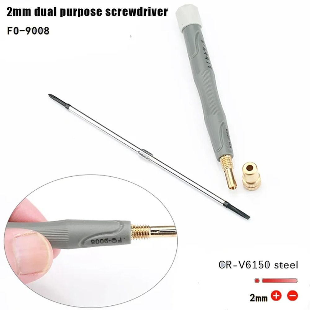 1Pcs New 2mm Precision Mini Screwdriver Slotted Phillips Steel Watch Repair Tool Thin Screwdriver Hand Tool Phone Tablet Repairing