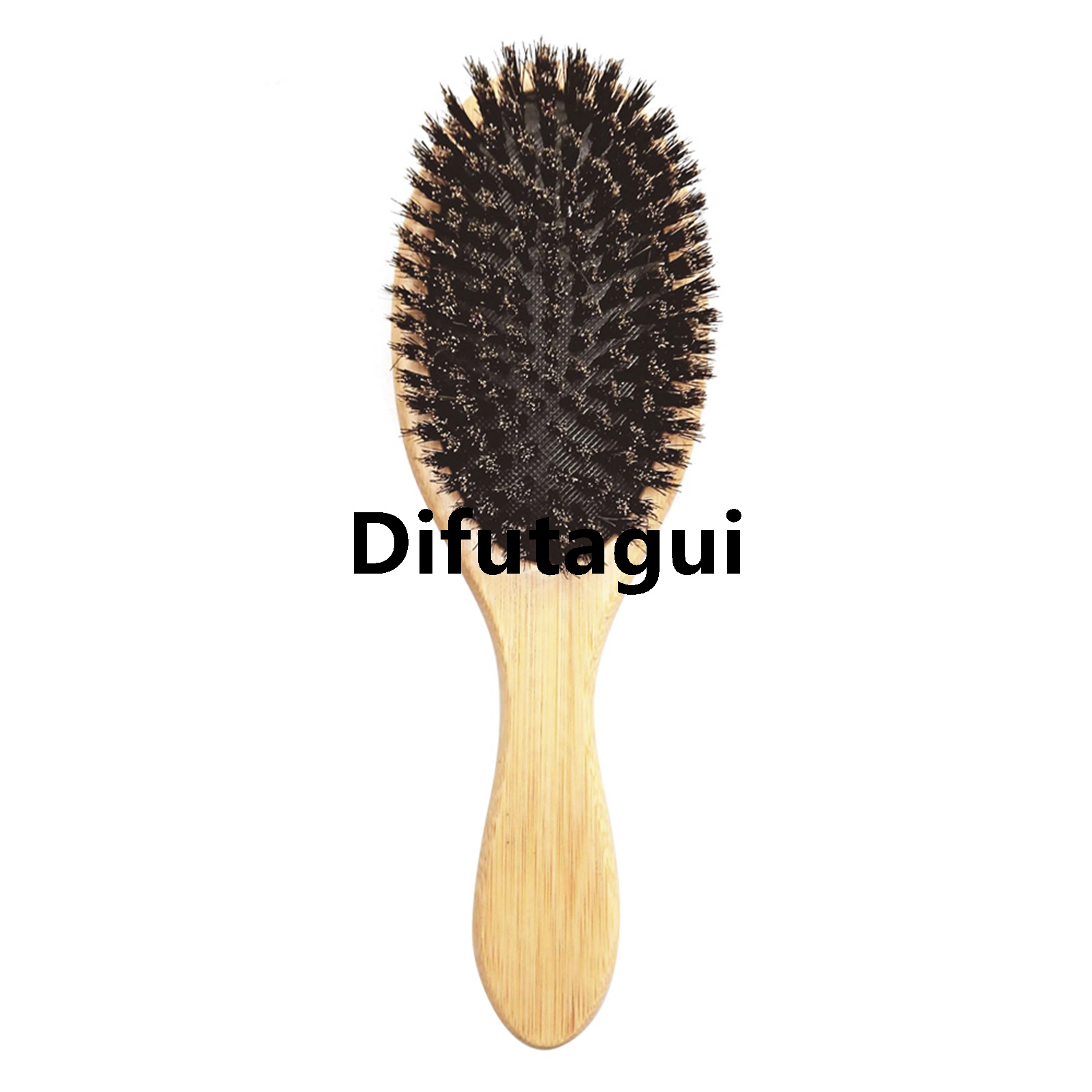 Difutagui Hair Brush Natural Bamboo Handle Anti-static Hair Scalp Paddle Hairbrush Gasbag Massage Comb Head Massager Hair Care Tool