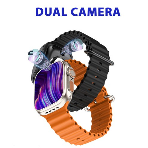 Premium S9 Ultra Smart Watch with 4G SIM Support & Dual Camera working, App Store Working, Google Maps, Facebook, YouTube, Android, Sports Features, Smart Watch With Working Sim & Camera