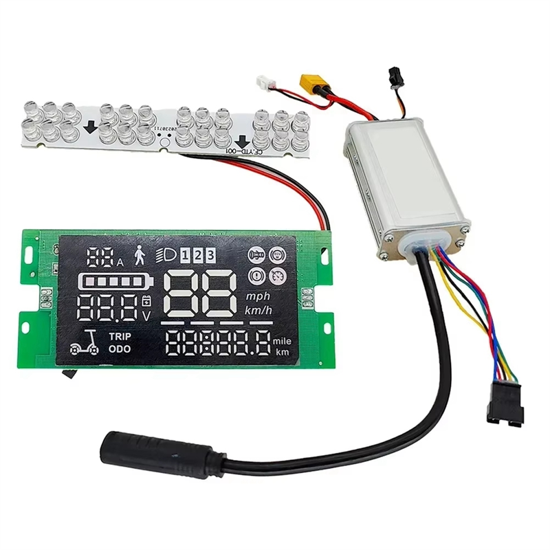 (GGBR) Electric Scooter Controller Motor Meter Kit for S3 E-Scooter Controller Meter Set 8inch EScooter Accessories