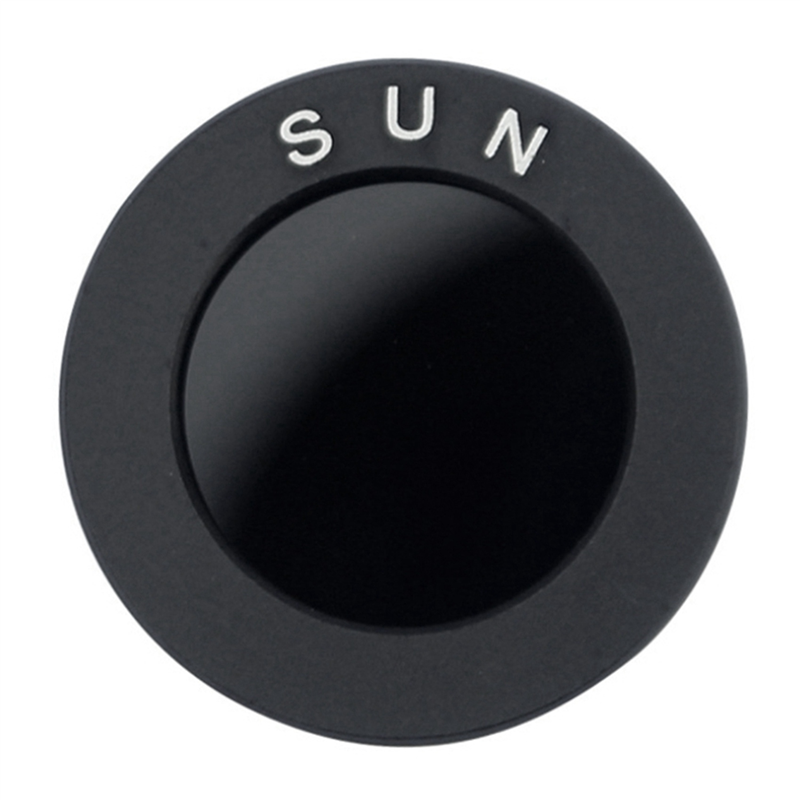 Nullmul 3pcs 1.25 Inches Black Solar Filter Astronomical Telescope Accessories Optical Glass Lens Optical Filter M28X0.6