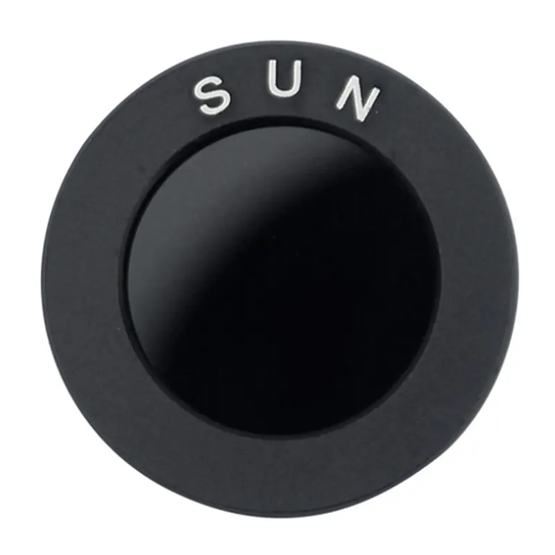 Nullmul 3pcs 1.25 Inches Black Solar Filter Astronomical Telescope Accessories Optical Glass Lens Optical Filter M28X0.6