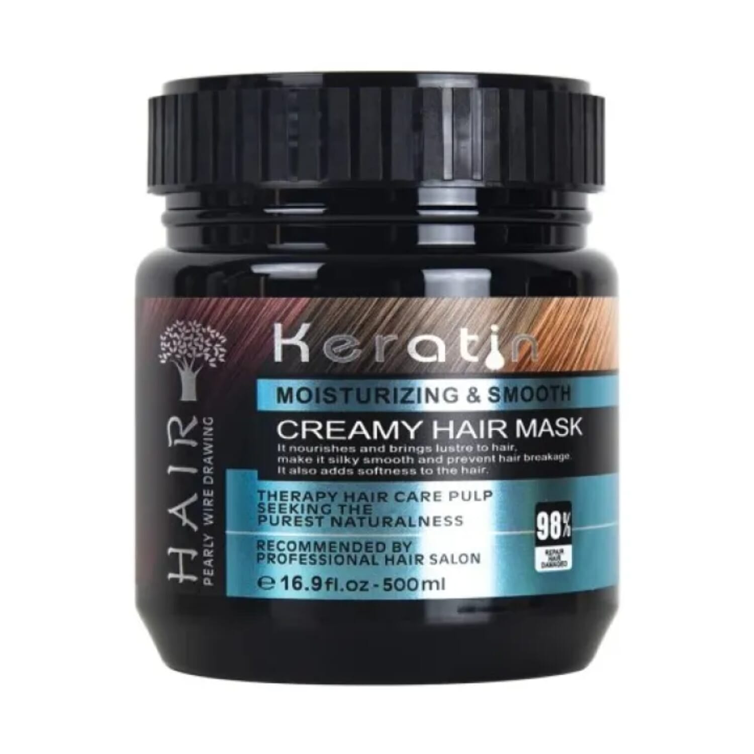 Keratin Treatment Cream By Hair Pearly Wire Drawing Keratin Creamy Hair Mask 500ML