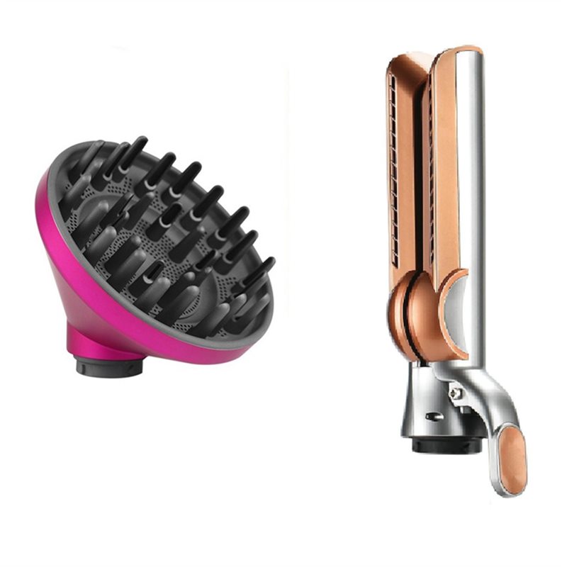 For HS01 HS05 HS08 Straightener Nozzle and Diffuser Nozzle Smooth Hair Style and Hair Curling