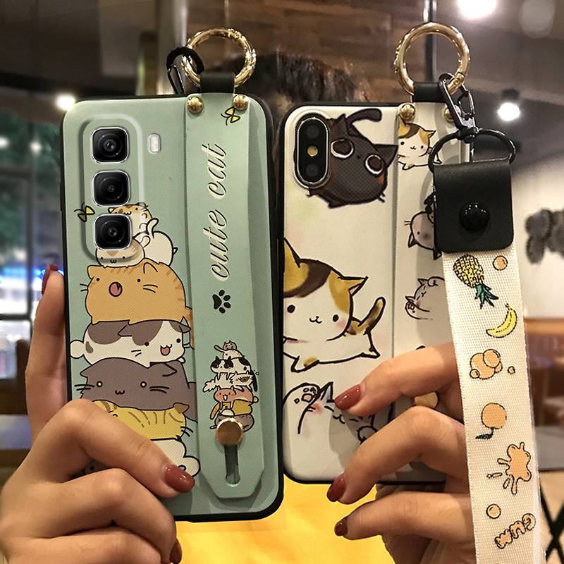 Waterproof Phone Holder Phone Case For infinix Hot60 5G/Hot60i 4G/X6726/X6728/B Wristband Lanyard Durable Protective