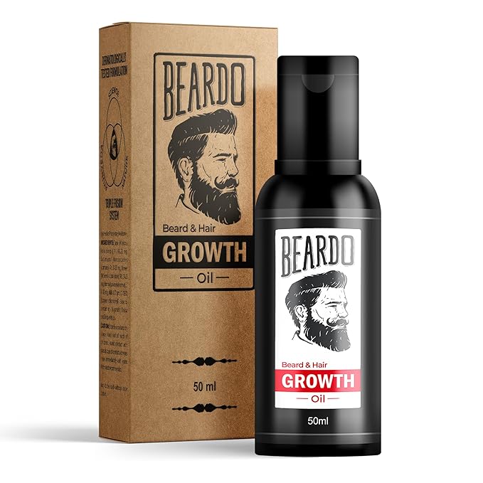 BEARDO BEARD AND HAIR GROWTH OIL, 50ML
