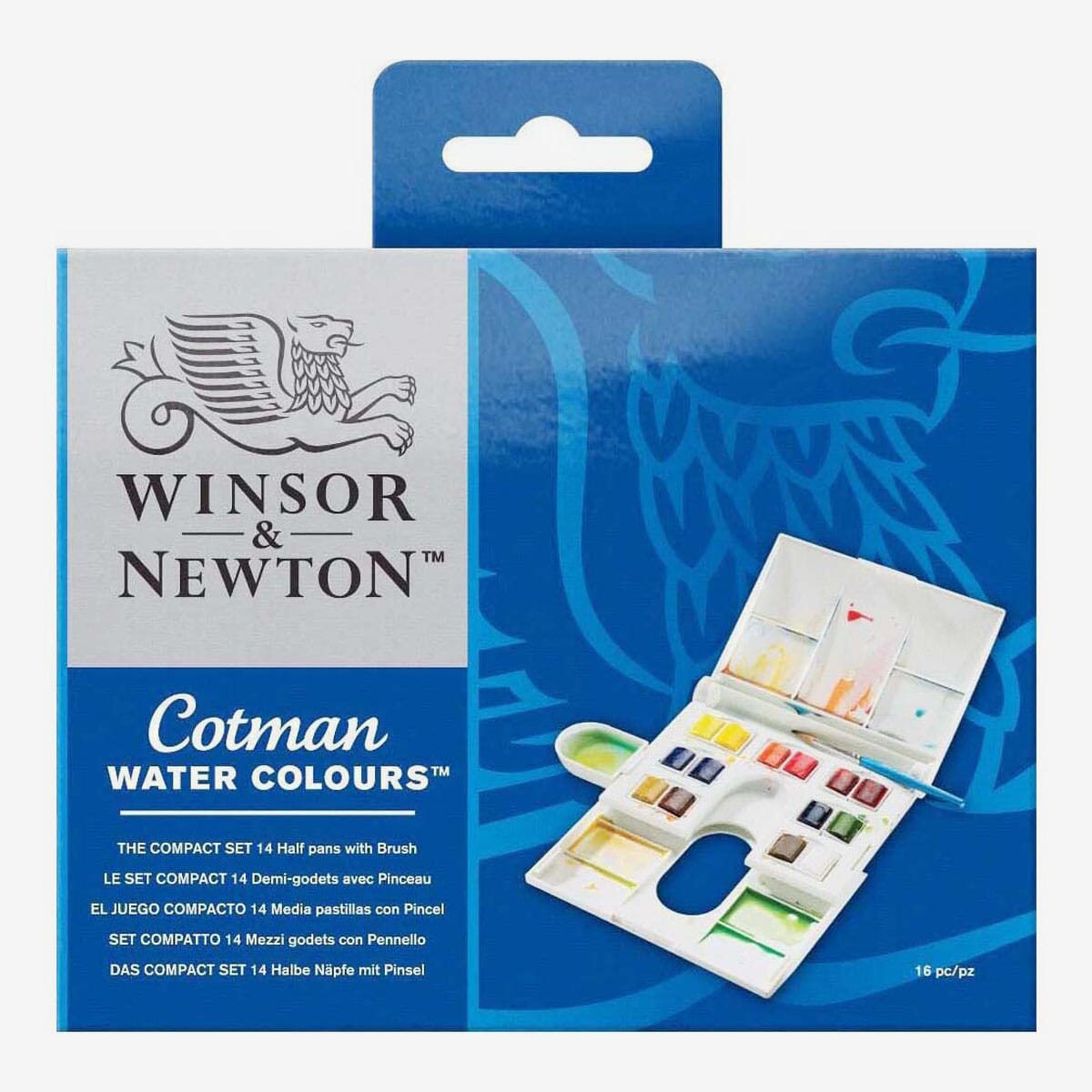 Winsor & Newton Cotman Studio Watercolor Set- 45 Half Pans