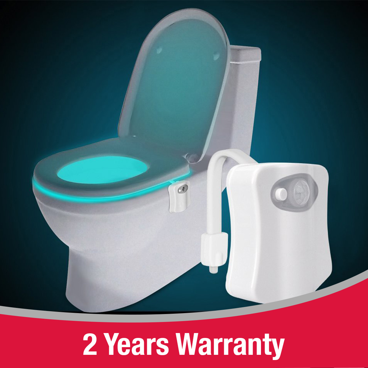 Motion Sensor Toilet Commode Light | LED Night Light for Bathroom | Color-Changing Toilet Bowl Lamp with Auto Activation