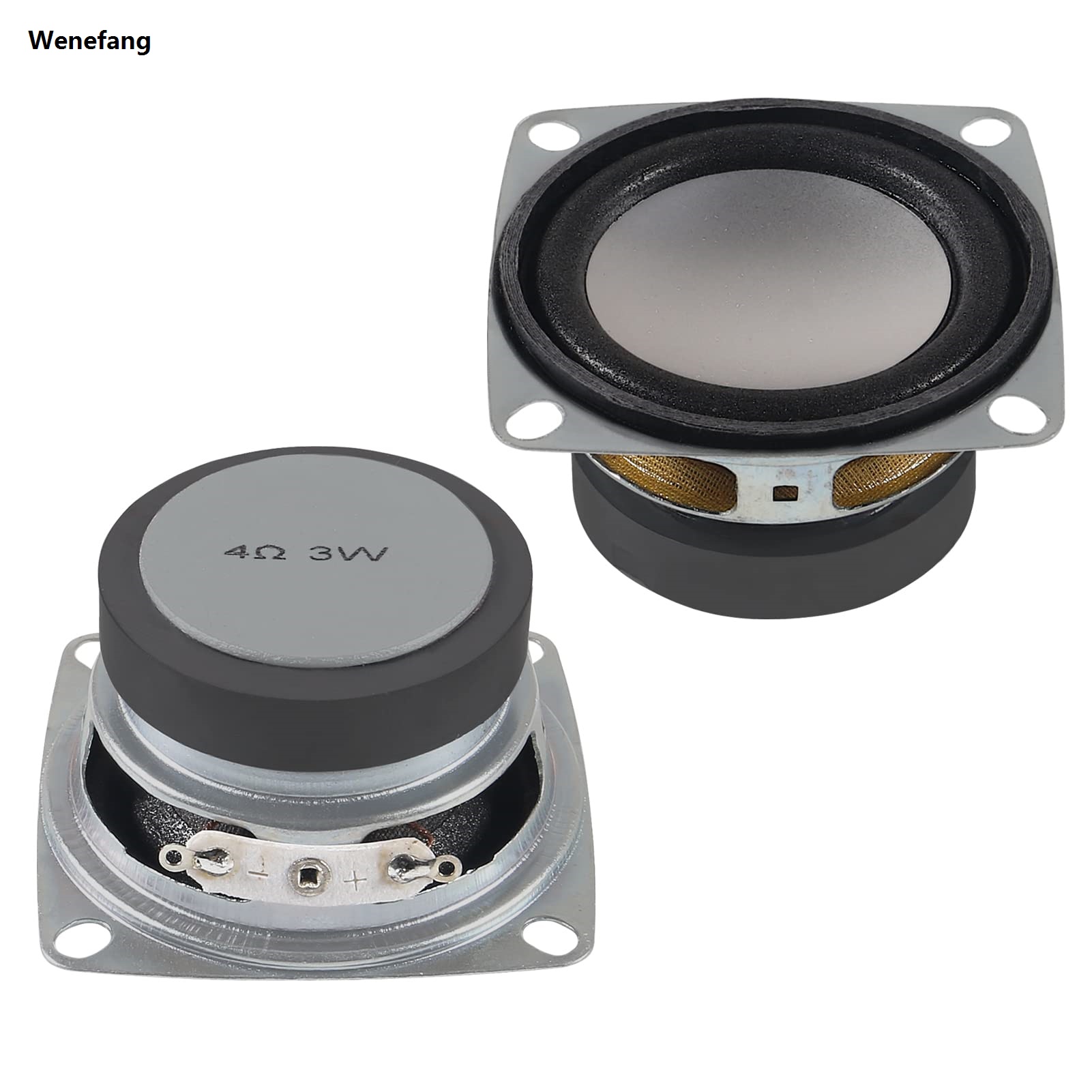Wenefang 2PCS 2| 4Ohm 3W DIY Small Full Range Audio Speaker Stereo Luxury Woofer Loudspeaker for Arduino and DIY Speaker