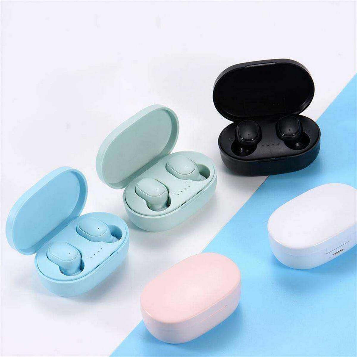 Earbuds BT 5.3 Sports Waterproof True Stereo Wireless Bluetooth Earbuds Noise Cancelling Headset A6S Pro TWS With Mic