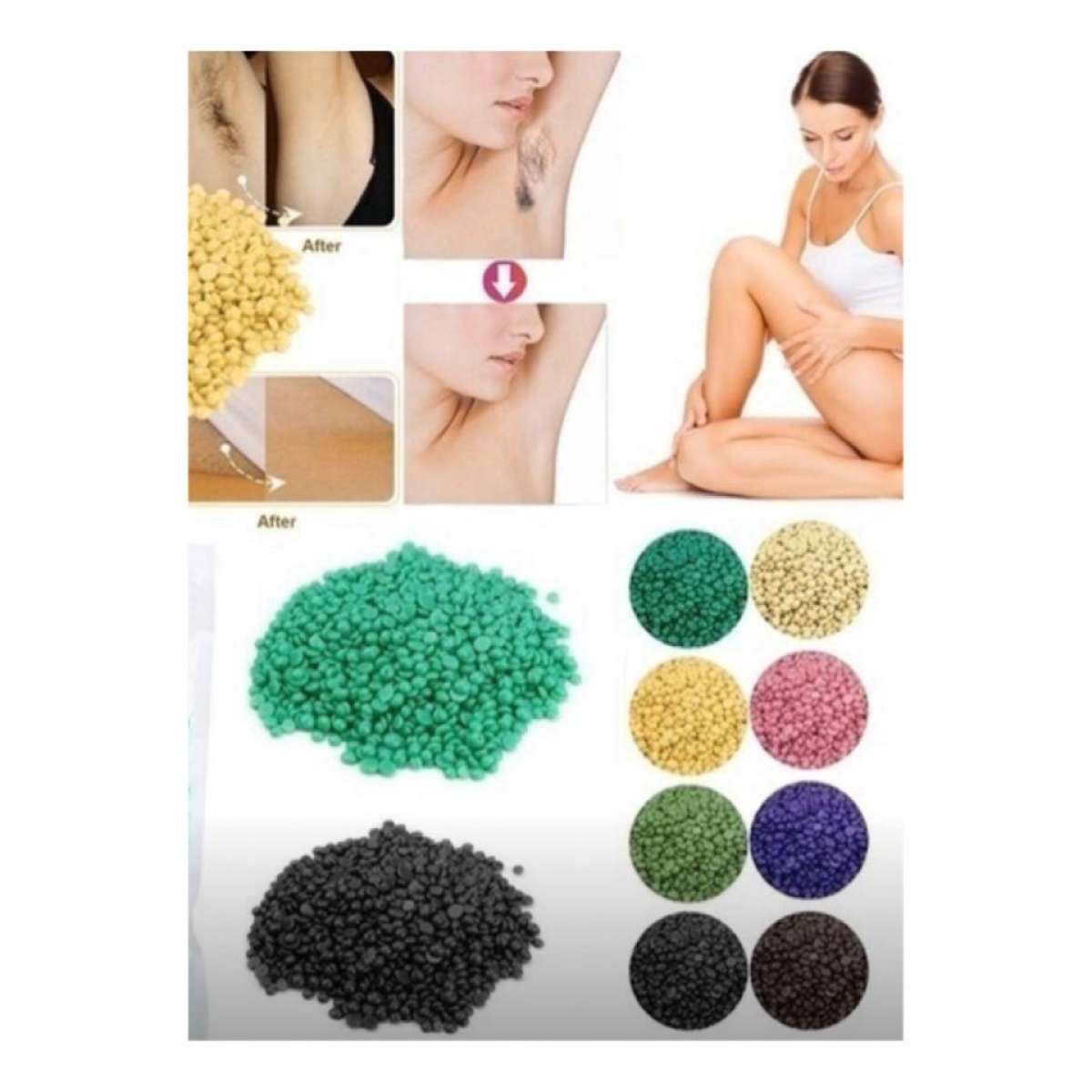 Wax Solid Hard Wax Beans Hair Removal Cream Epilation Depilator Body