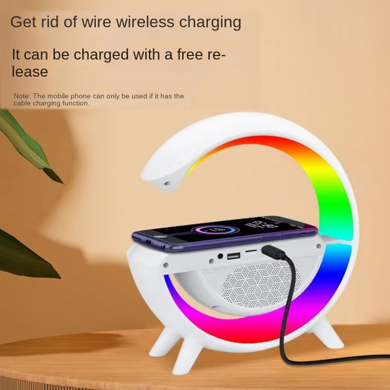 BT-3401 LED WIRELESS PHONE CHAGER BLUETOOTH SPEAKER