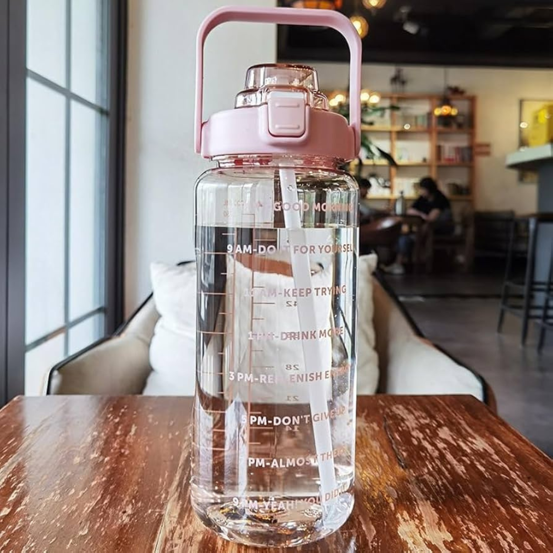 2 Litter Water Bottle With Straw