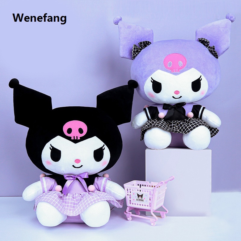 Wenefang Sanrio Hello Kitty Kuromi Melody Cinnamoroll Stuffed Toys Plushier Sales promotion Soft Throw Pillow Plush Dolls Birthday Gift Valentines Gift