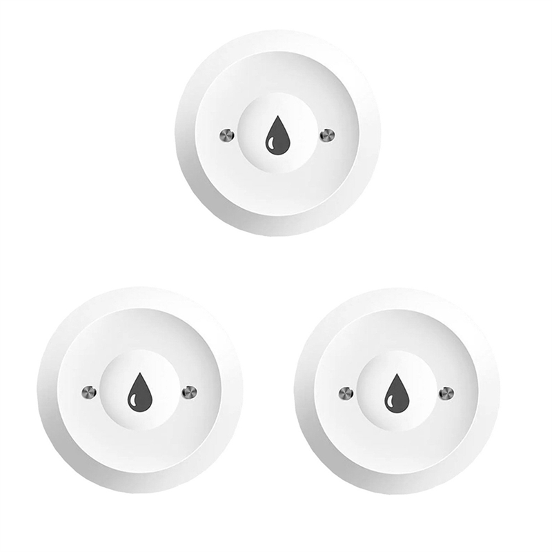 Tuya ZigBee Water Sensors - 3pcs Leak and Flood Detector Kit, Works with Smart Life Via Zigbee Gateway