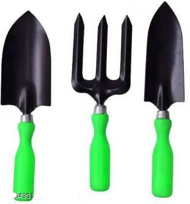 Gardening Tools | Gardening Tools Kit for Home Garden Fork Trowels Weeder | Durable Stainless Steel Gardening Items for Indoor and Outdoor Use 3Pc Set