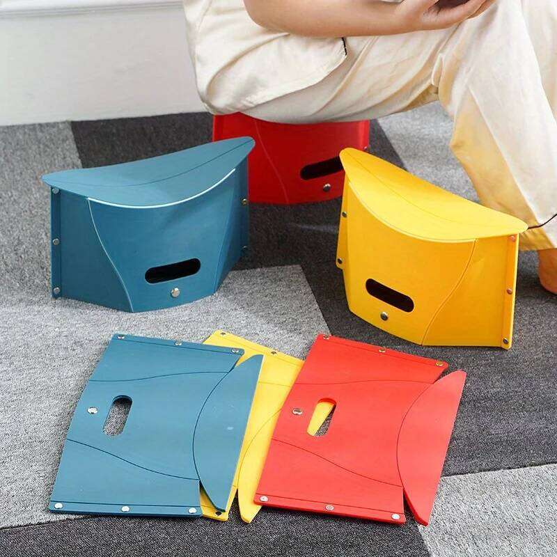 1 Pc Ultra-Compact Folding Stool - Durable, Lightweight Portable for Camping, Fishing & Travel