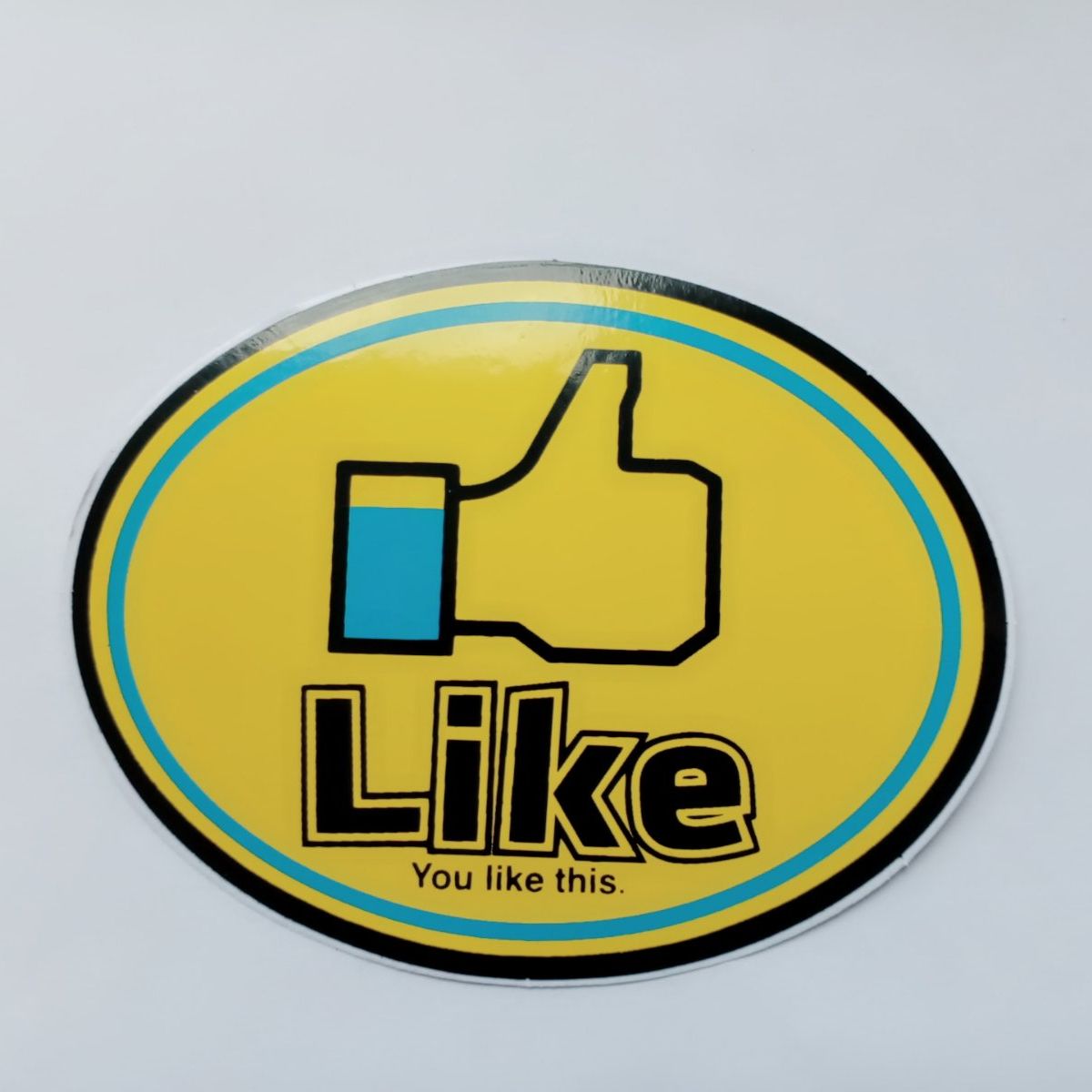 1PCS Like 10\8CM Sticker For Mobile, Laptop, Bike, Scooter And Car