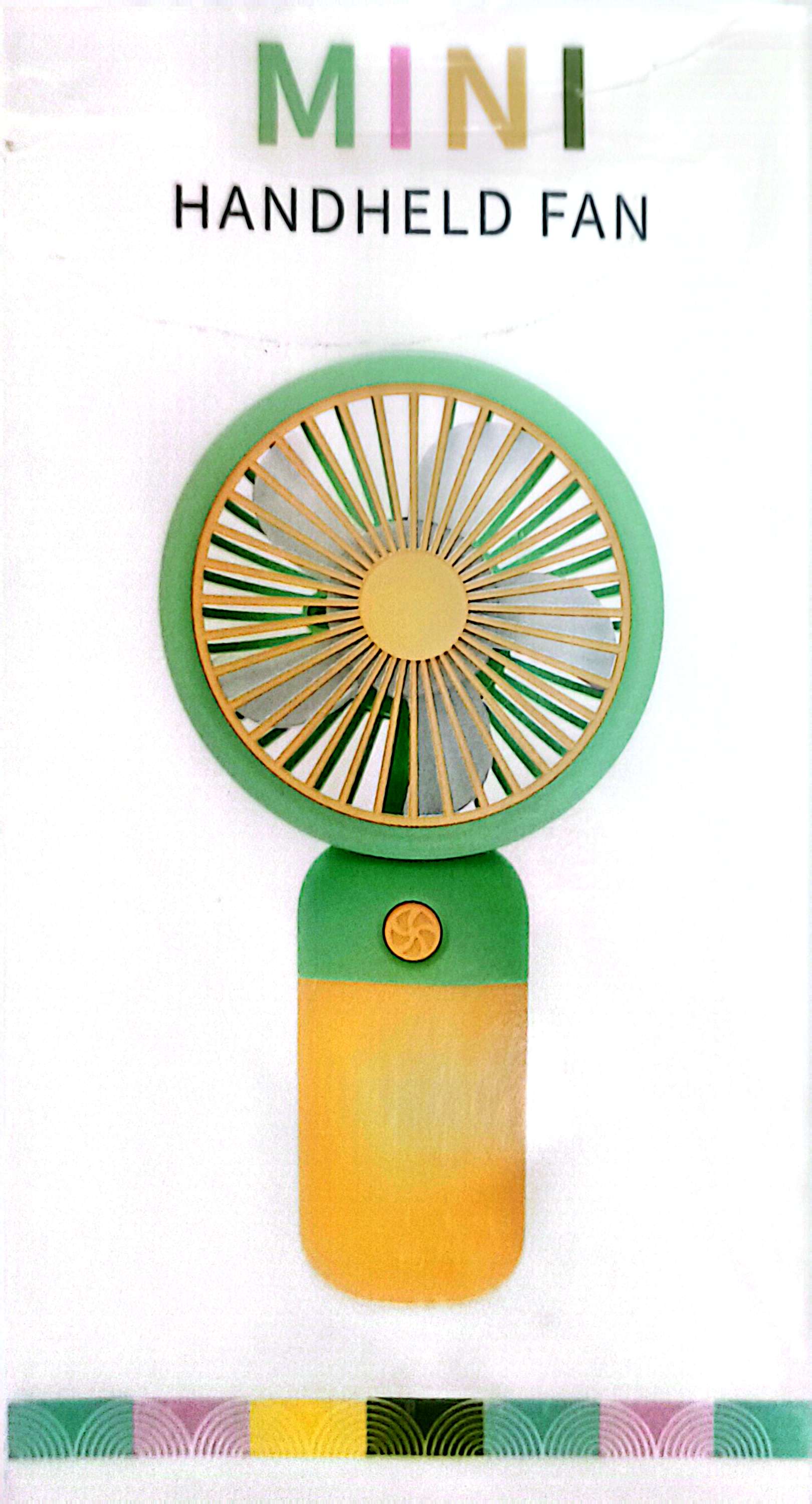 Mini Handheld Fan Portable Rechargeable Fan Compact Personal Cooling Fan