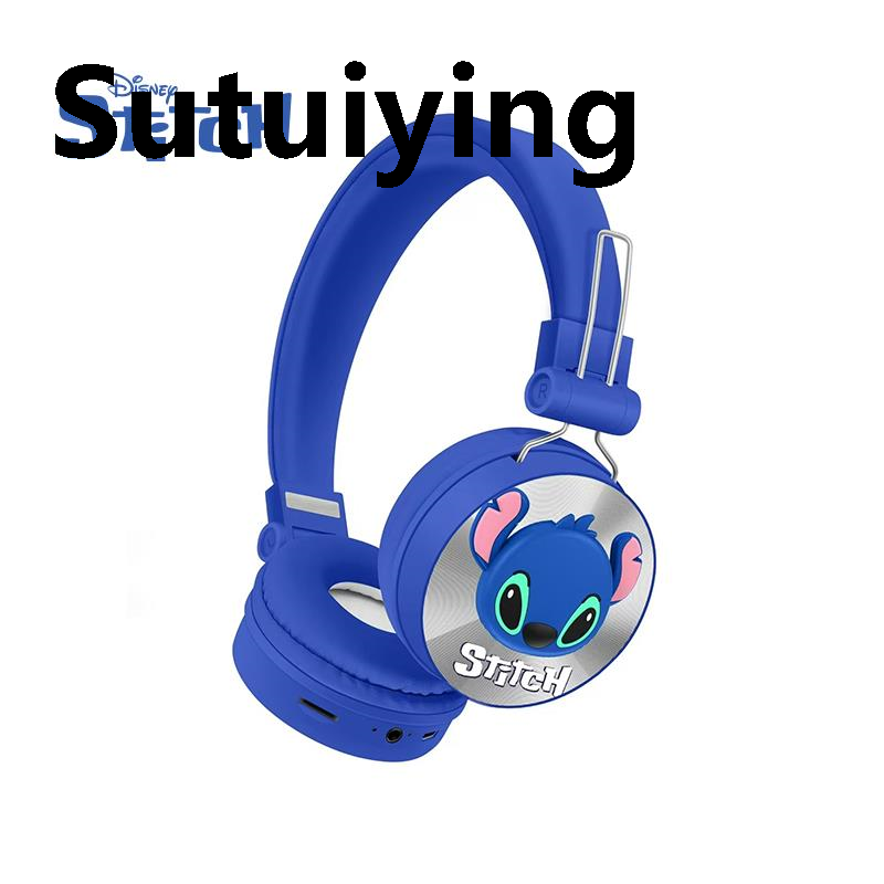 Sutuiying Disney Marvel Spider Man Headphones Bluetooth Wireless Foldable Profesional Stereo Laptop Gaming Earphones Noise Reduction for Kids GA-208
