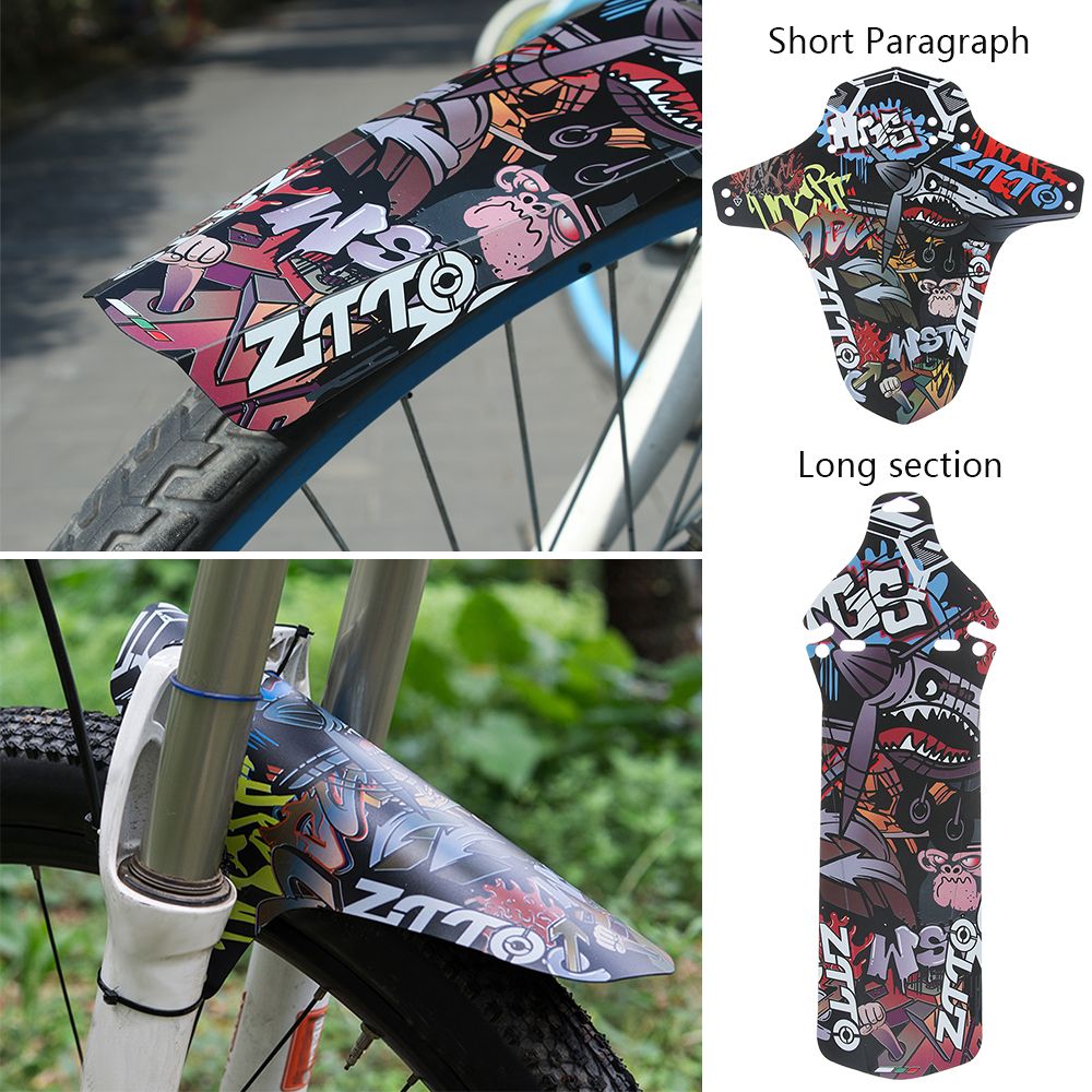 Short/Long Bicycle Parts Mud Removal Front/Rear Bicycle Mudguard Fender MTB Bike