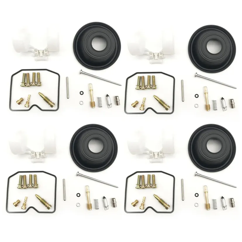 4X Carburetor Repair Kit Configure Vacuum Diaphragm and Float for ZRX400/-II ZR400C/E/ 1989-1997