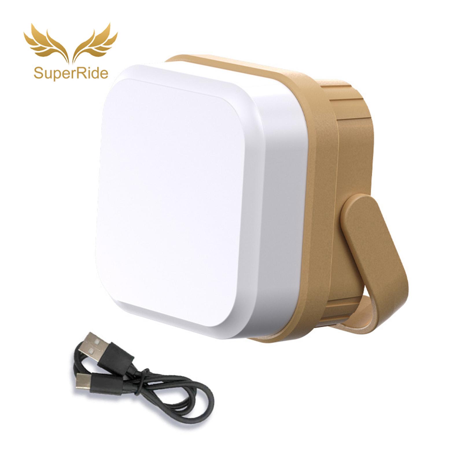 SuperRide Camp Light with Hook Ultra Bright Solar Rechargeable Camp Lantern for Hik Emergency Waterproof Portable with 3 for Outdoor