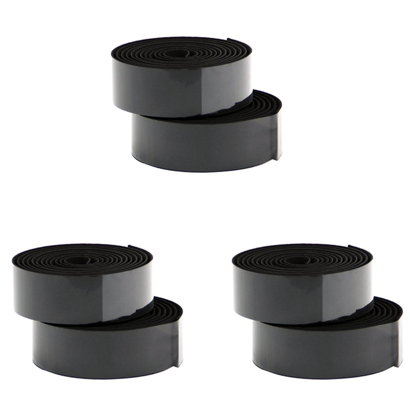 FORIDE 3 Pcs Road Bike Bicycle Cork Handlebar Bar Grip Wrap Tape + 6 Bar Plugs-Black