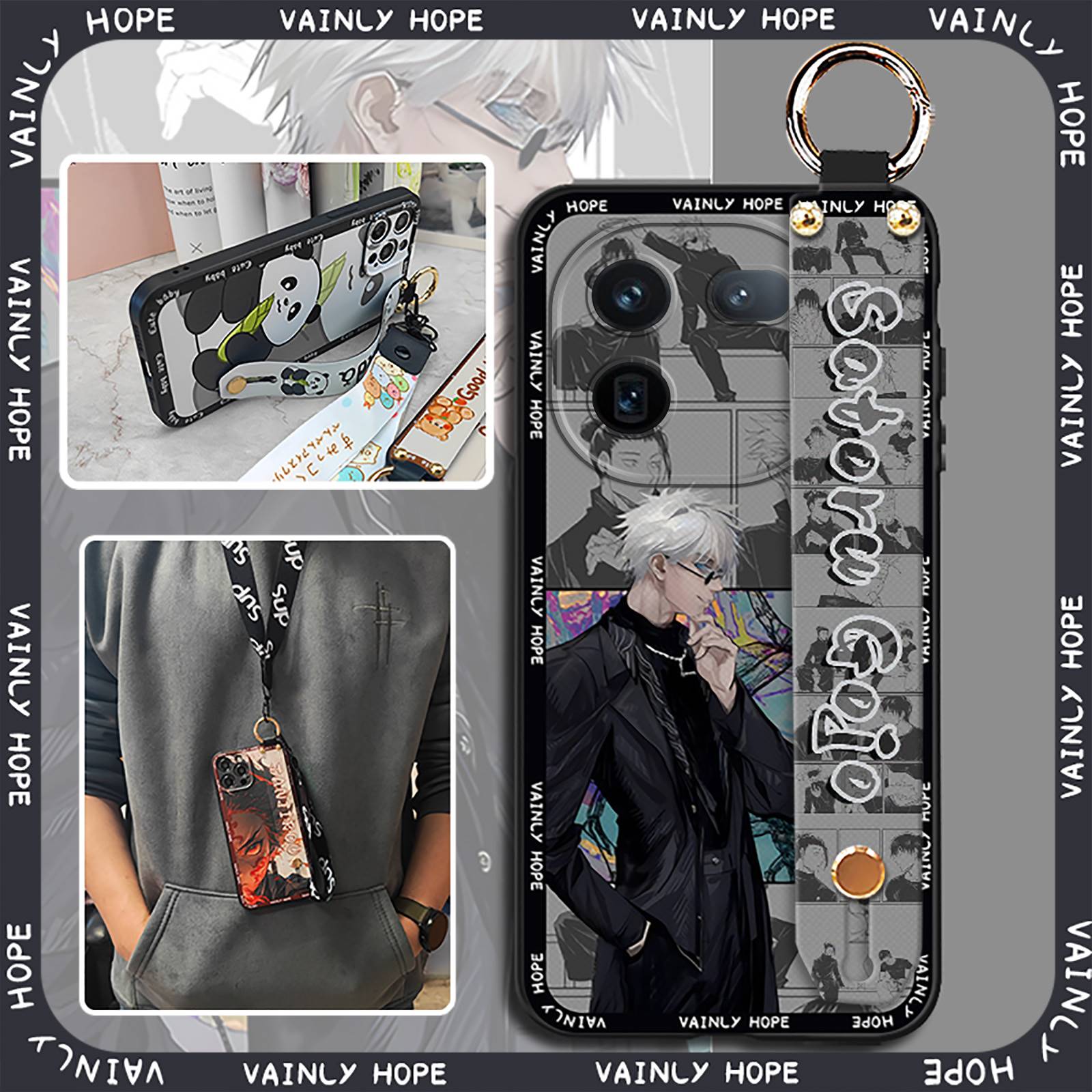 Kickstand Phone Pouch Phone Case For Fujitsu F-52A/NX9 Silicone Soft case Cartoon Anti-dust 3D Dirt-resistant TPU