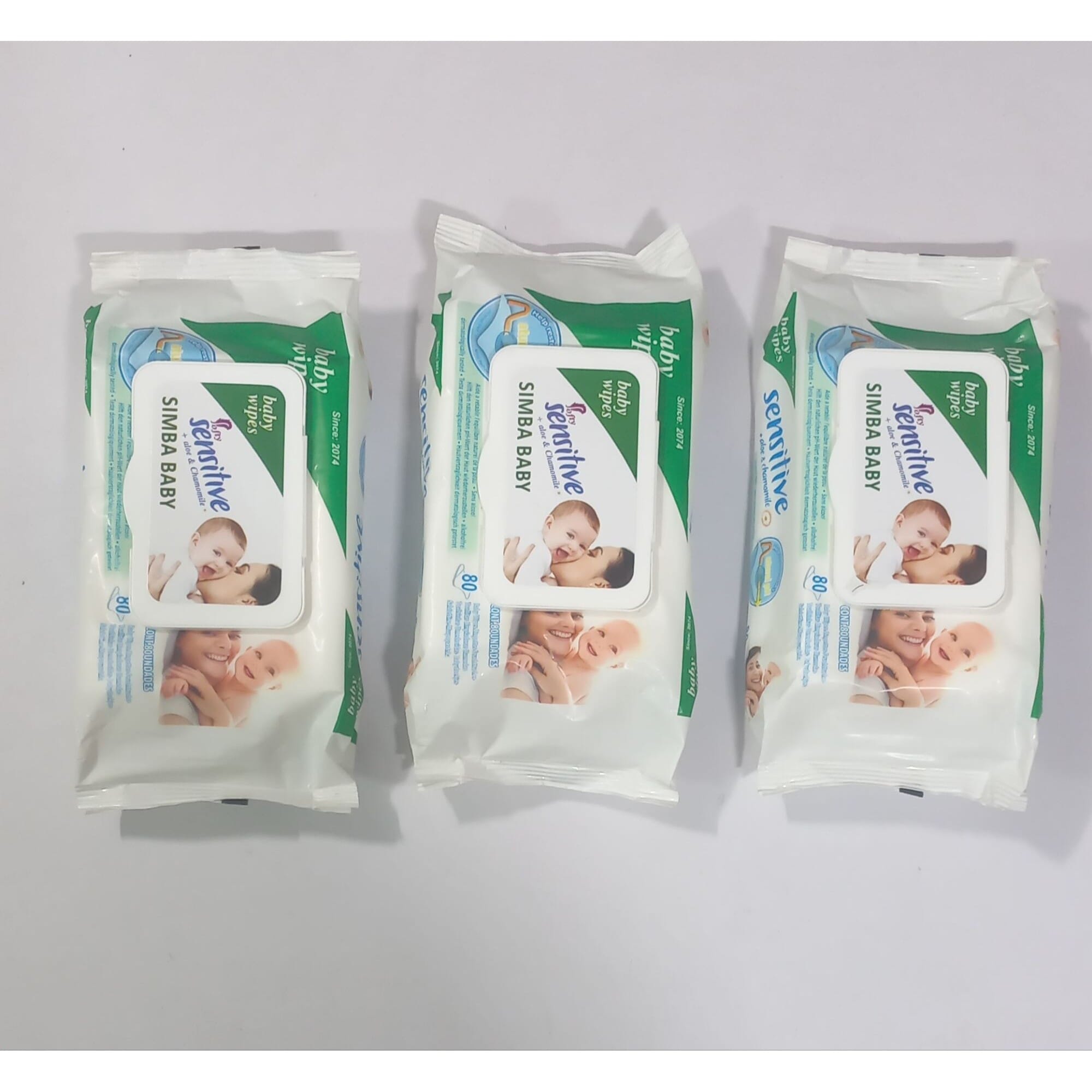 Sensitive Baby Wipes Pack Of 3