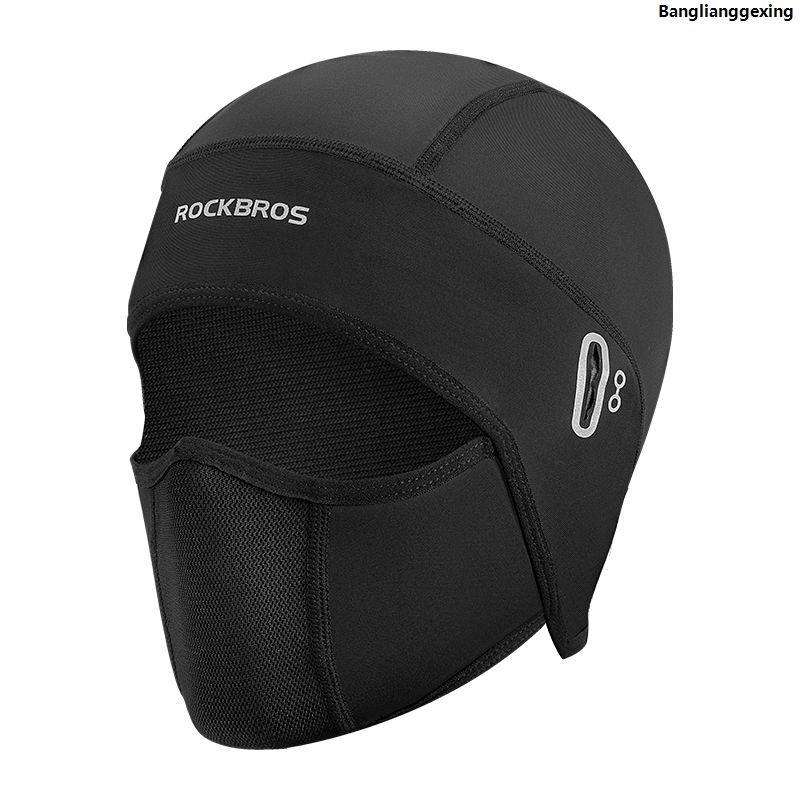 Linman Banglianggexing2025 【Beauty Code】ROCKBROS Summer Bicycle Mask Sunscreen Cyc ling With Glasses Holes Soft Training Mask Outdoor Sports MTB Bike Equipment